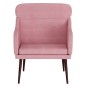 vidaXL Sessel Rosa 63x76x80 cm Samt vidaXL Sessel Rosa 63x76x80 cm Samt