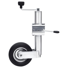 vidaXL Stützrad 60 mm mit 2 Stützrohren und 3 Klemmen