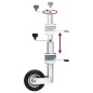 vidaXL Stützrad 60 mm mit 2 Stützrohren und 3 Klemmen vidaXL Stützrad 60 mm mit 2 Stützrohren und 3 Klemmen