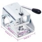 vidaXL Stützrad 60 mm mit 2 Stützrohren und 3 Klemmen vidaXL Stützrad 60 mm mit 2 Stützrohren und 3 Klemmen