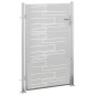 vidaXL Gartentor 100x125 cm Edelstahl vidaXL Gartentor 100x125 cm Edelstahl