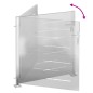 vidaXL Gartentor 100x100 cm Edelstahl vidaXL Gartentor 100x100 cm Edelstahl
