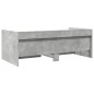 vidaXL Tagesbett mit Schubladen Betongrau 100x200 cm Holzwerkstoff vidaXL Tagesbett mit Schubladen Betongrau 100x200 cm Holzwerkstoff