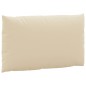 vidaXL Palettenkissen 3-tlg. Beige Oxford-Gewebe vidaXL Palettenkissen 3-tlg. Beige Oxford-Gewebe