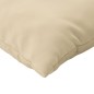 vidaXL Palettenkissen 3-tlg. Beige Oxford-Gewebe vidaXL Palettenkissen 3-tlg. Beige Oxford-Gewebe