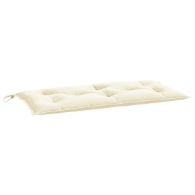 vidaXL Gartenbank-Auflage Cremeweiß 110x50x7 cm Oxford-Gewebe