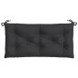 vidaXL Gartenbank-Auflage Schwarz 110x50x7 cm Oxford-Gewebe vidaXL Gartenbank-Auflage Schwarz 110x50x7 cm Oxford-Gewebe