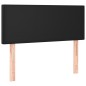 vidaXL Boxspringbett mit Matratze Schwarz 120x190 cm Kunstleder vidaXL Boxspringbett mit Matratze Schwarz 120x190 cm Kunstleder