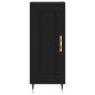 vidaXL Highboard Schwarz 34,5x34x180 cm Holzwerkstoff vidaXL Highboard Schwarz 34,5x34x180 cm Holzwerkstoff