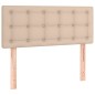 vidaXL Boxspringbett Matratze Cappuccino-Braun 120x190 cm Kunstleder vidaXL Boxspringbett Matratze Cappuccino-Braun 120x190 cm Kunstleder