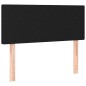 vidaXL Boxspringbett mit Matratze Schwarz 120x190 cm Stoff vidaXL Boxspringbett mit Matratze Schwarz 120x190 cm Stoff