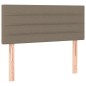 vidaXL Boxspringbett mit Matratze Taupe 120x190 cm Stoff vidaXL Boxspringbett mit Matratze Taupe 120x190 cm Stoff