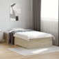 vidaXL Bettgestell mit Schubladen Sonoma-Eiche 90x190 cm Holzwerkstoff vidaXL Bettgestell mit Schubladen Sonoma-Eiche 90x190 cm Holzwerkstoff
