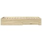 vidaXL Bettgestell mit Schubladen Sonoma-Eiche 90x190 cm Holzwerkstoff vidaXL Bettgestell mit Schubladen Sonoma-Eiche 90x190 cm Holzwerkstoff