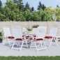 vidaXL Stuhlkissen 6 Stk. Weinrot 40x40x7 cm Oxford-Gewebe vidaXL Stuhlkissen 6 Stk. Weinrot 40x40x7 cm Oxford-Gewebe