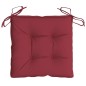 vidaXL Stuhlkissen 6 Stk. Weinrot 40x40x7 cm Oxford-Gewebe vidaXL Stuhlkissen 6 Stk. Weinrot 40x40x7 cm Oxford-Gewebe