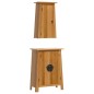 vidaXL 2-tlg. Badmöbel-Set Massivholz Kiefer vidaXL 2-tlg. Badmöbel-Set Massivholz Kiefer