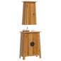 vidaXL 2-tlg. Badmöbel-Set Massivholz Kiefer vidaXL 2-tlg. Badmöbel-Set Massivholz Kiefer