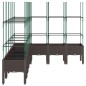 vidaXL Pflanzkübel mit Rankgitter Braun 200x160x142,5 cm PP vidaXL Pflanzkübel mit Rankgitter Braun 200x160x142,5 cm PP