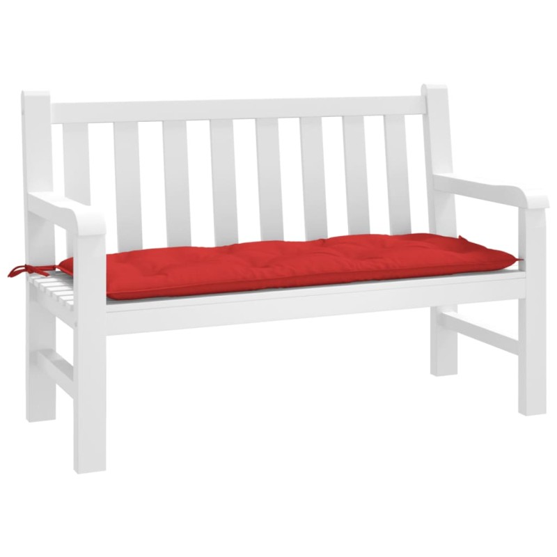 vidaXL Gartenbank-Auflage Rot 120x50x7 cm Oxford-Gewebe vidaXL Gartenbank-Auflage Rot 120x50x7 cm Oxford-Gewebe