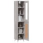 Highboard Grau Sonoma 34,5x34x180 cm Holzwerkstoff Highboard Grau Sonoma 34,5x34x180 cm Holzwerkstoff