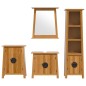 vidaXL 4-tlg. Badmöbel-Set Massivholz Kiefer vidaXL 4-tlg. Badmöbel-Set Massivholz Kiefer