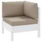 vidaXL Palettenkissen 3-tlg. Taupe Oxford-Gewebe vidaXL Palettenkissen 3-tlg. Taupe Oxford-Gewebe