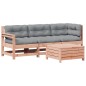 vidaXL 4-tlg. Garten-Lounge-Set mit Kissen Massivholz Douglasie vidaXL 4-tlg. Garten-Lounge-Set mit Kissen Massivholz Douglasie