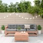 vidaXL 4-tlg. Garten-Lounge-Set mit Kissen Massivholz Douglasie vidaXL 4-tlg. Garten-Lounge-Set mit Kissen Massivholz Douglasie
