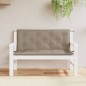 vidaXL Gartenbank-Auflagen 2 Stk. Taupe 120x50x7 cm Oxford-Gewebe vidaXL Gartenbank-Auflagen 2 Stk. Taupe 120x50x7 cm Oxford-Gewebe
