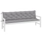 vidaXL Gartenbank-Auflagen 2 Stk. Grau 200x50x7 cm Oxford-Gewebe vidaXL Gartenbank-Auflagen 2 Stk. Grau 200x50x7 cm Oxford-Gewebe