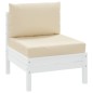 vidaXL Palettenkissen 2-tlg. Beige Oxford-Gewebe vidaXL Palettenkissen 2-tlg. Beige Oxford-Gewebe