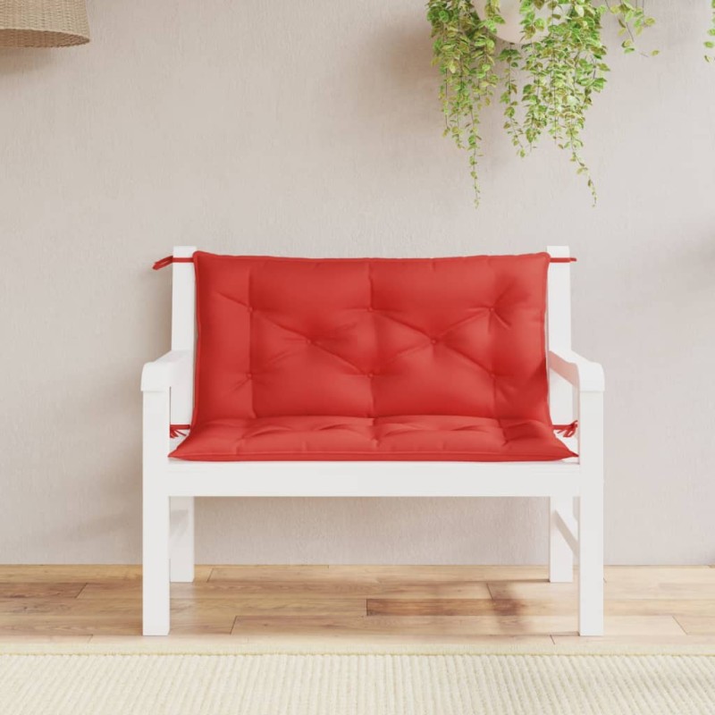 vidaXL Gartenbank-Auflagen 2 Stk. Rot 100x50x7 cm Oxford-Gewebe vidaXL Gartenbank-Auflagen 2 Stk. Rot 100x50x7 cm Oxford-Gewebe