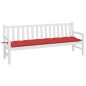 vidaXL Gartenbank-Auflage Rot 200x50x7 cm Oxford-Gewebe vidaXL Gartenbank-Auflage Rot 200x50x7 cm Oxford-Gewebe