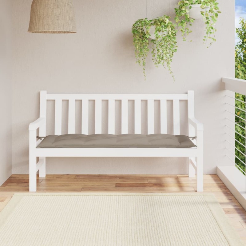 vidaXL Gartenbank-Auflage Taupe 150x50x7 cm Oxford-Gewebe vidaXL Gartenbank-Auflage Taupe 150x50x7 cm Oxford-Gewebe
