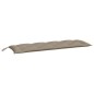 vidaXL Gartenbank-Auflage Taupe 150x50x7 cm Oxford-Gewebe vidaXL Gartenbank-Auflage Taupe 150x50x7 cm Oxford-Gewebe