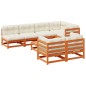 vidaXL 8-tlg. Garten-Sofagarnitur mit Kissen Wachsbraun Kiefernholz vidaXL 8-tlg. Garten-Sofagarnitur mit Kissen Wachsbraun Kiefernholz
