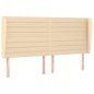 vidaXL Boxspringbett mit Matratze Creme 180x200 cm Stoff vidaXL Boxspringbett mit Matratze Creme 180x200 cm Stoff