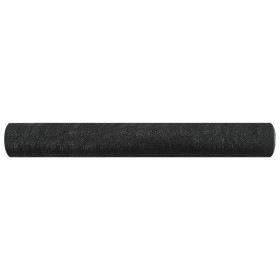 vidaXL Zaunblende Schwarz 1x50 m HDPE 75 g/m² 