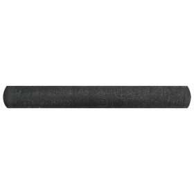 vidaXL Zaunblende Schwarz 2x10 m HDPE 195 g/m² 