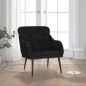 vidaXL Sessel Schwarz 63x76x80 cm Samt vidaXL Sessel Schwarz 63x76x80 cm Samt