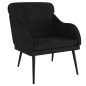 vidaXL Sessel Schwarz 63x76x80 cm Samt vidaXL Sessel Schwarz 63x76x80 cm Samt