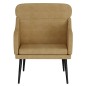 vidaXL Sessel Braun 63x76x80 cm Samt vidaXL Sessel Braun 63x76x80 cm Samt