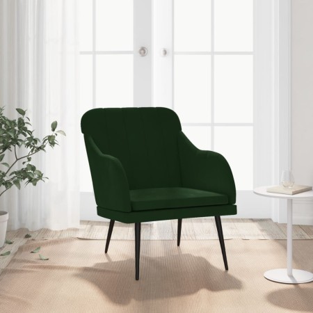 vidaXL Sessel Dunkelgrün 63x76x80 cm Samt