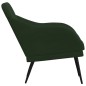 vidaXL Sessel Dunkelgrün 63x76x80 cm Samt vidaXL Sessel Dunkelgrün 63x76x80 cm Samt