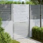 vidaXL Gartentor 100x180 cm Edelstahl vidaXL Gartentor 100x180 cm Edelstahl