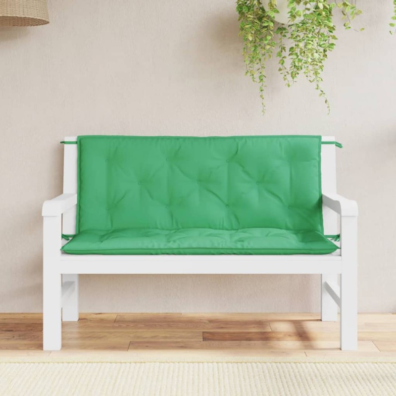 vidaXL Gartenbank-Auflagen 2 Stk. Grün 120x50x7 cm Oxford-Gewebe vidaXL Gartenbank-Auflagen 2 Stk. Grün 120x50x7 cm Oxford-Gewebe