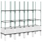 vidaXL Pflanzkübel mit Rankgitter Weiß 160x40x142,5 cm PP vidaXL Pflanzkübel mit Rankgitter Weiß 160x40x142,5 cm PP