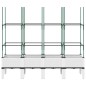 vidaXL Pflanzkübel mit Rankgitter Weiß 160x40x142,5 cm PP vidaXL Pflanzkübel mit Rankgitter Weiß 160x40x142,5 cm PP