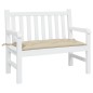 vidaXL Gartenbank-Auflage Beige 110x50x7 cm Oxford-Gewebe vidaXL Gartenbank-Auflage Beige 110x50x7 cm Oxford-Gewebe